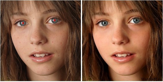 Как убрать эффект красных глаз на фото: простые способы